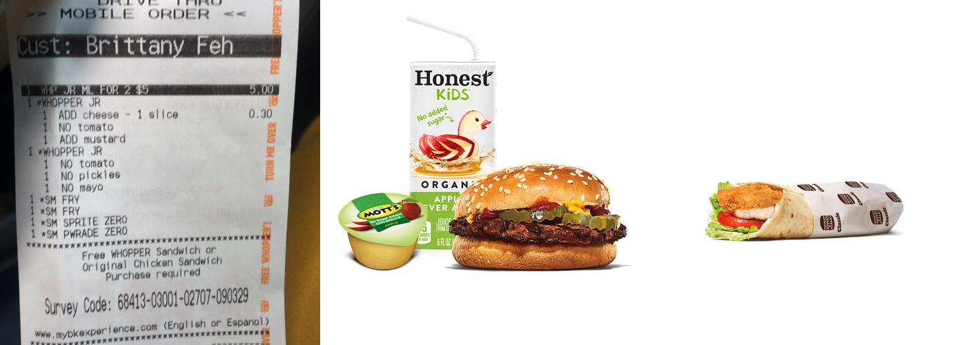 Burger King Menu