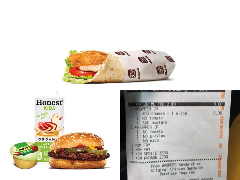 Burger King Menu