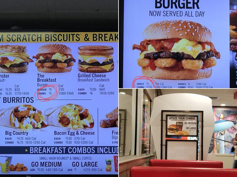 Carl’s Jr. Menu
