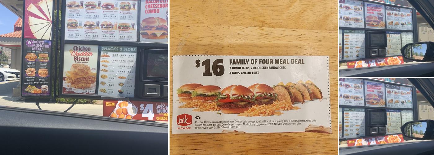 Jack In The Box Menu