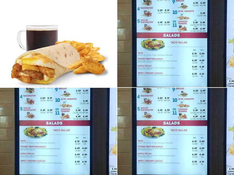 Wendy's Menu
