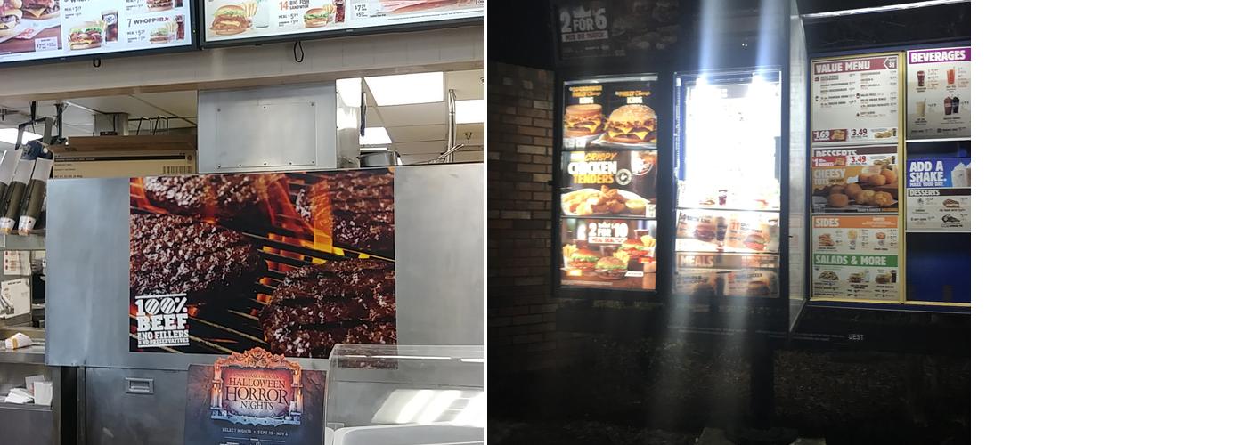 Burger King Menu