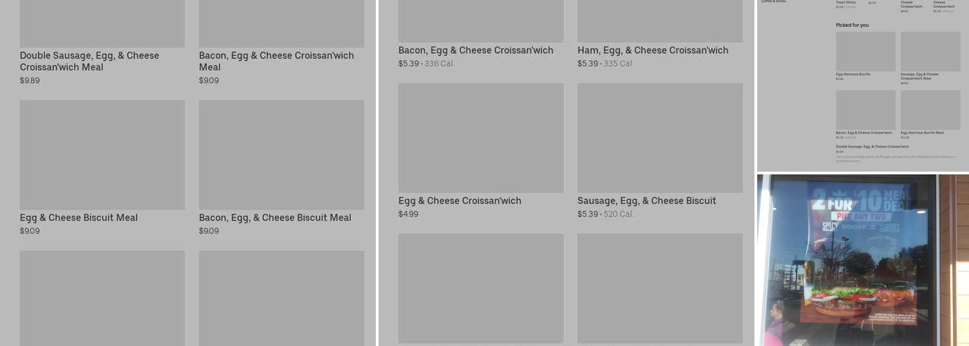 Burger King Menu