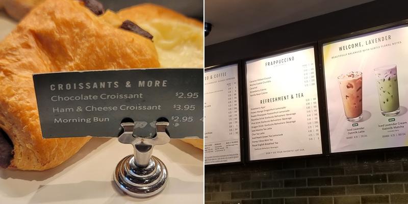 Starbucks Menu