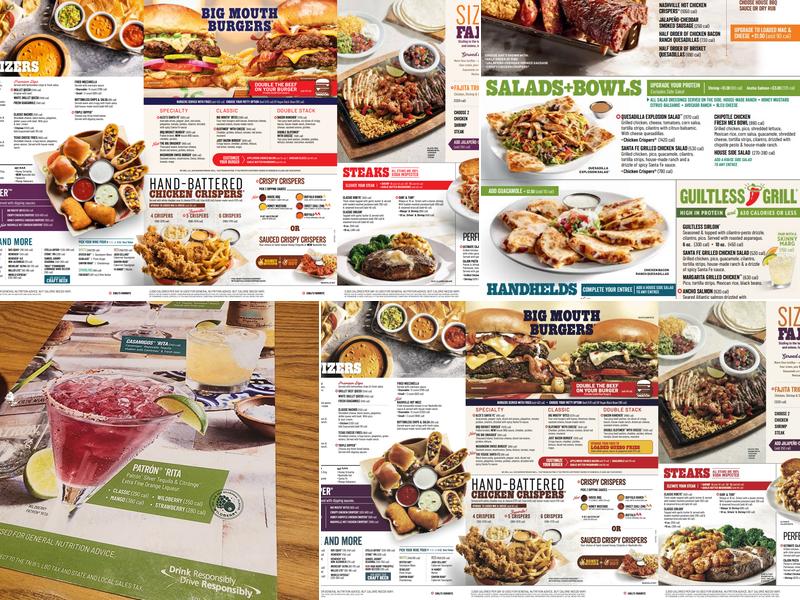 Chili's Grill & Bar Menu