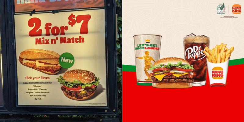 Burger King Menu