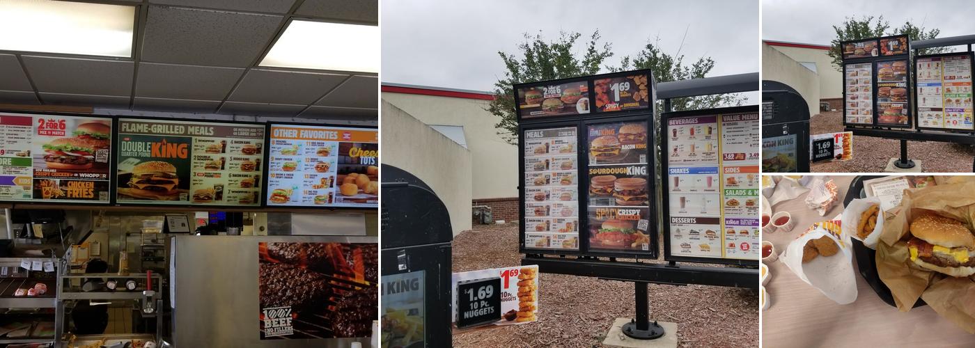 Burger King Menu