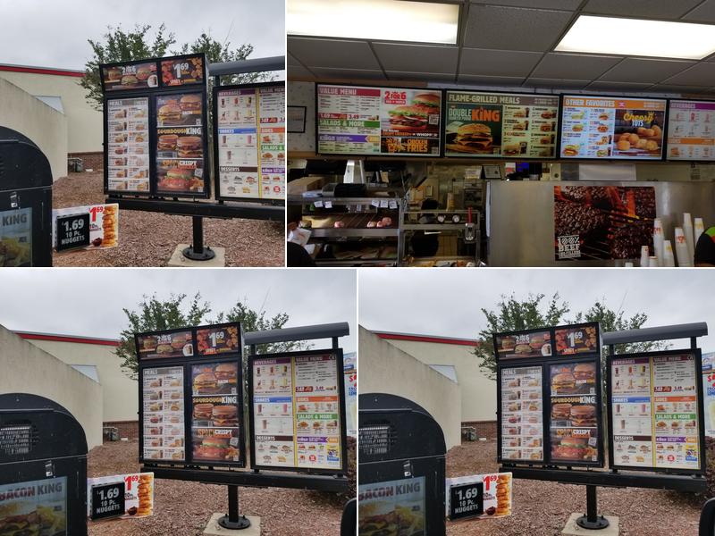 Burger King Menu