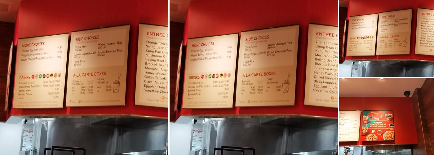 Panda Express Menu