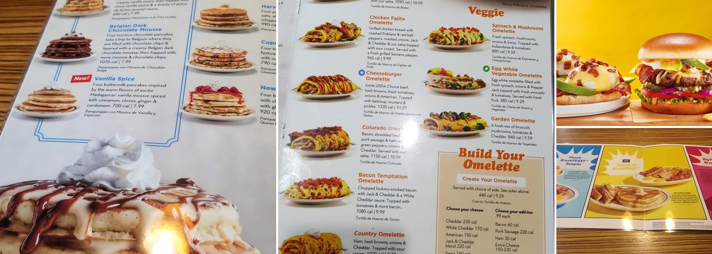 IHOP Menu