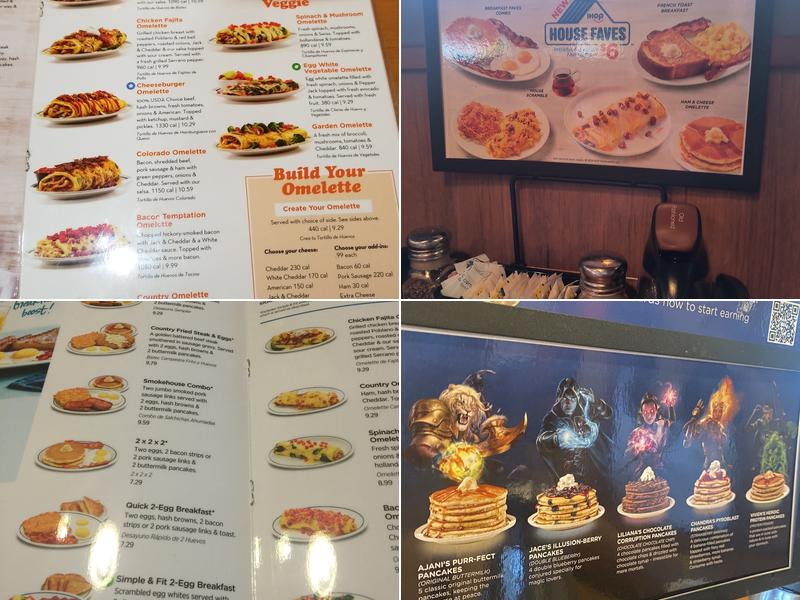 IHOP Menu