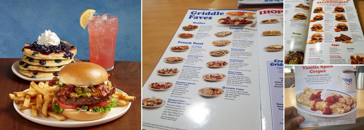 IHOP Menu
