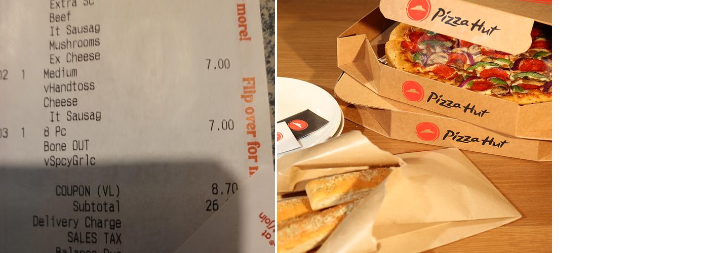 Pizza Hut Menu