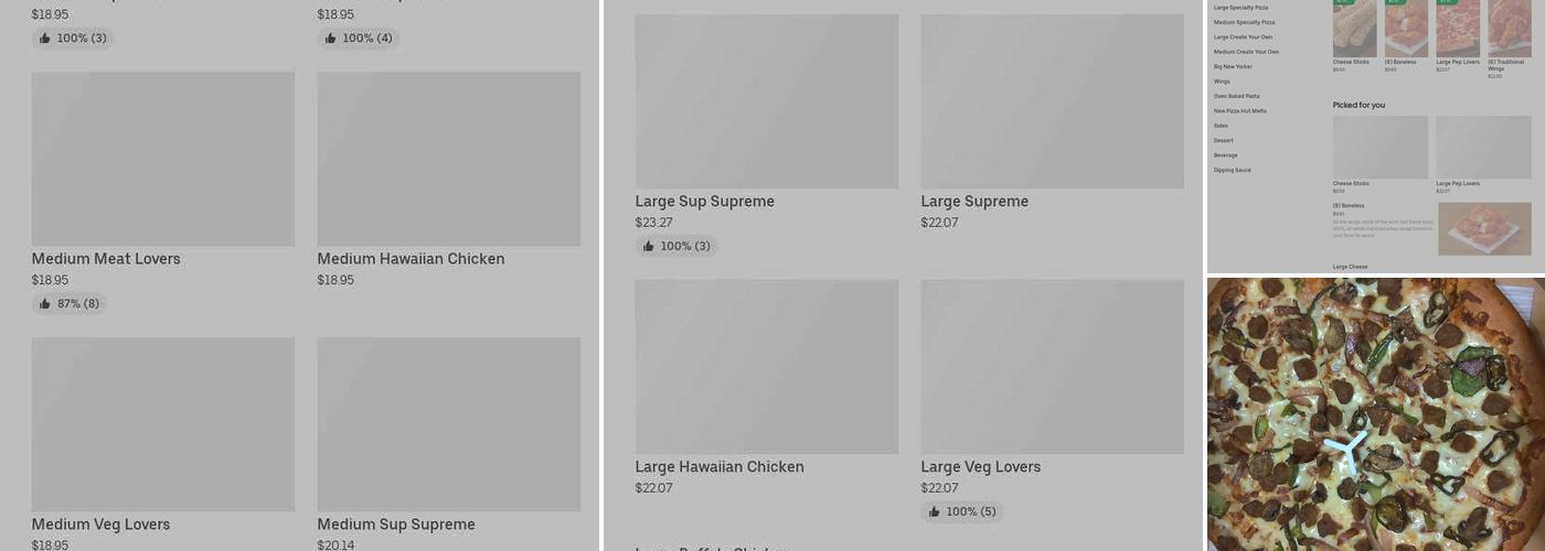 Pizza Hut Menu