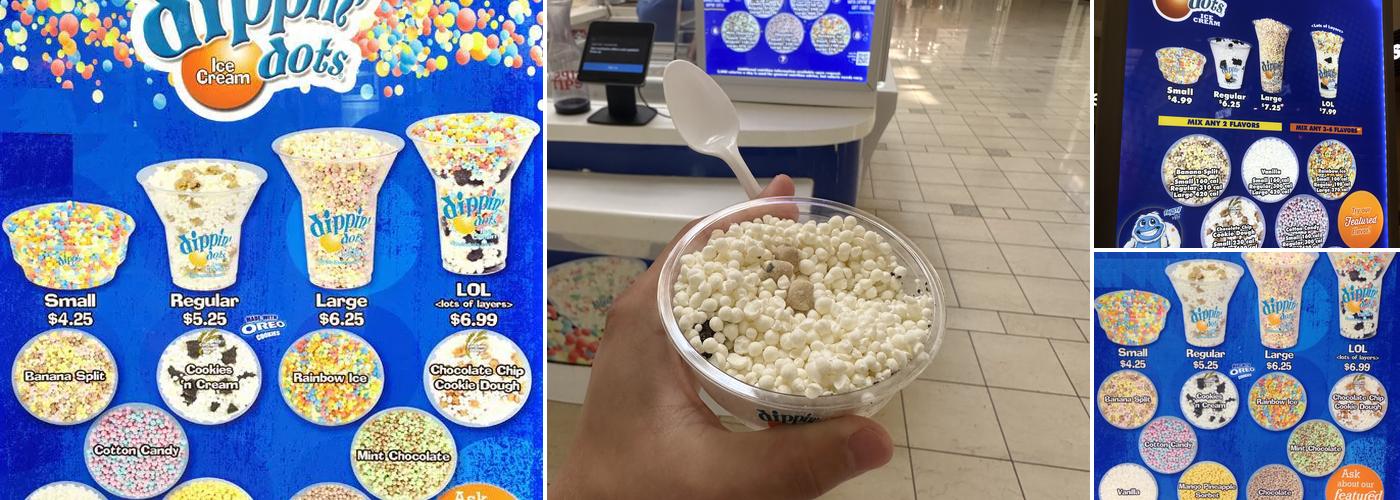 Dippin' Dots Menu