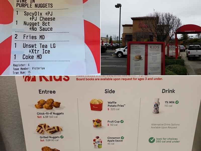Chick-fil-A Menu