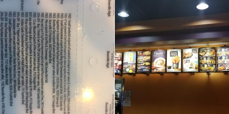 Taco Bell Menu
