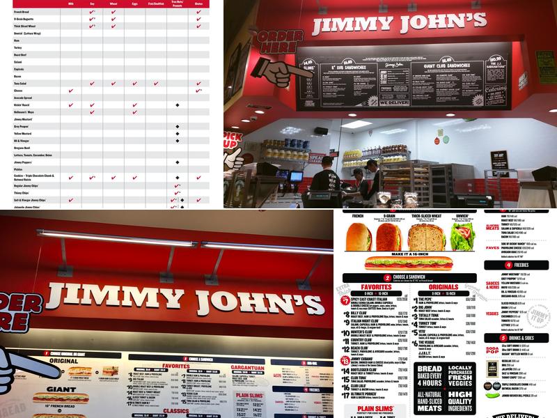 Jimmy John's Menu
