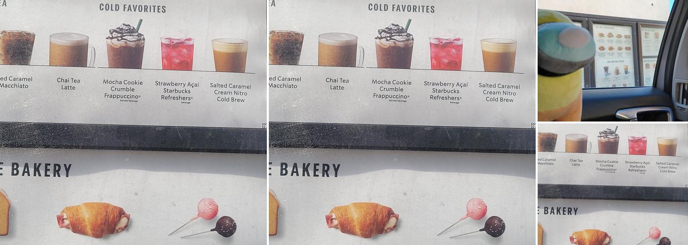 Starbucks Coffee Company Menu