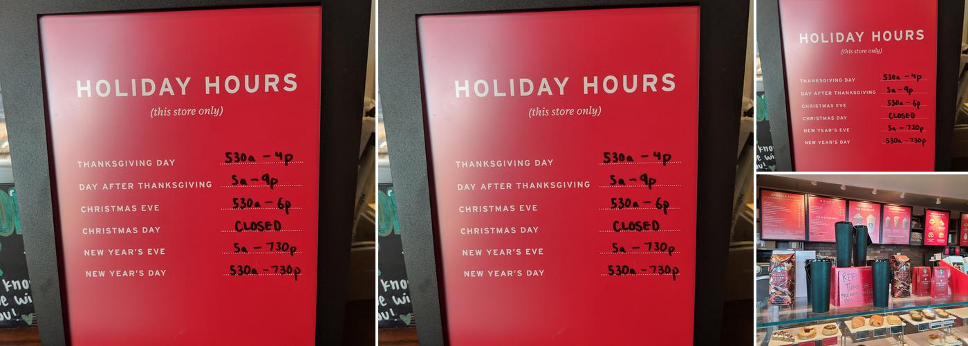 Starbucks Menu