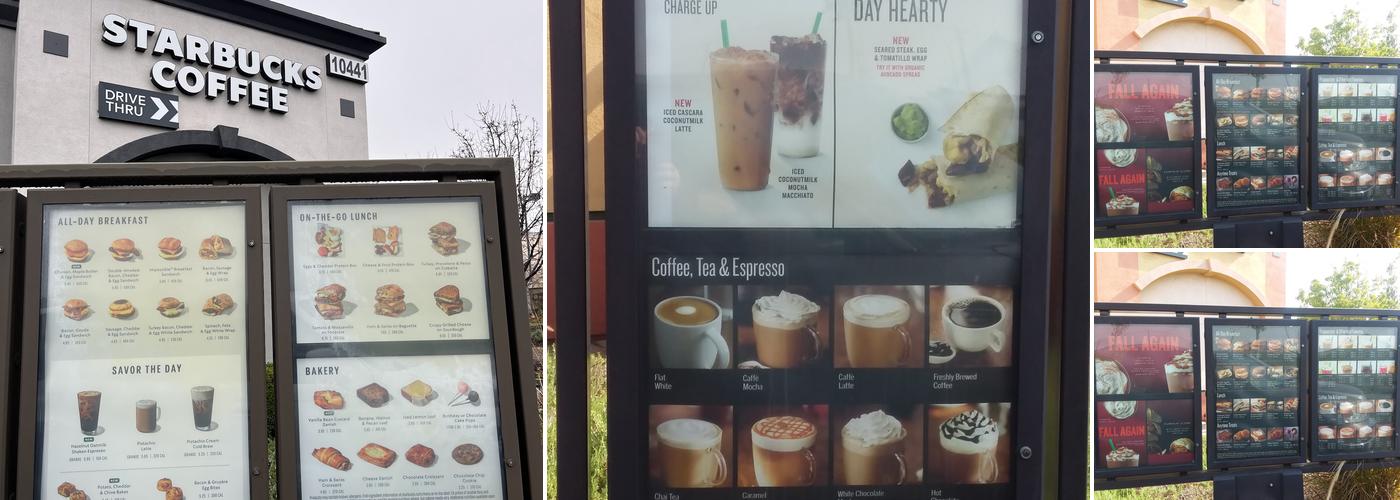 Starbucks Menu
