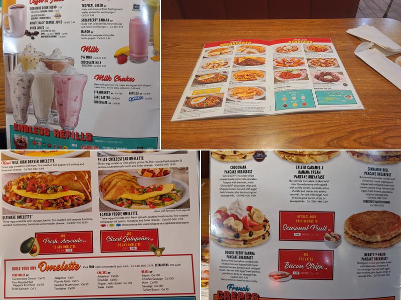 Denny's Restaurant Menu