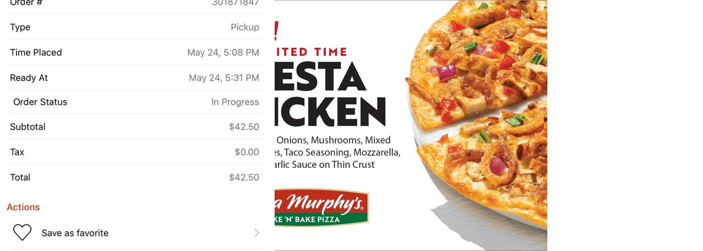 Papa Murphy's | Take 'N' Bake Pizza Menu