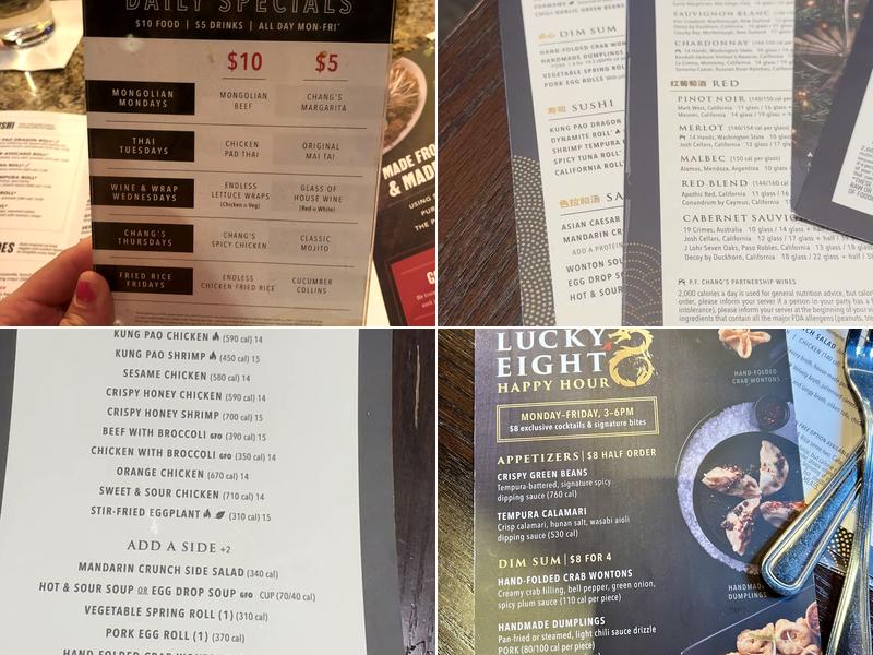 P.F. Chang's Menu