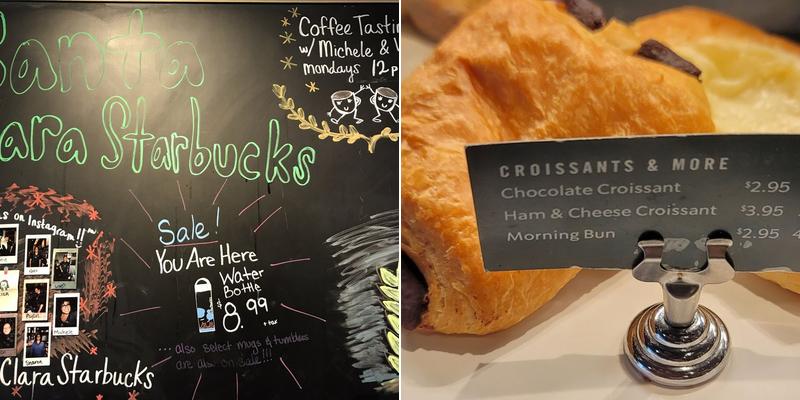 Starbucks Coffee Company Menu
