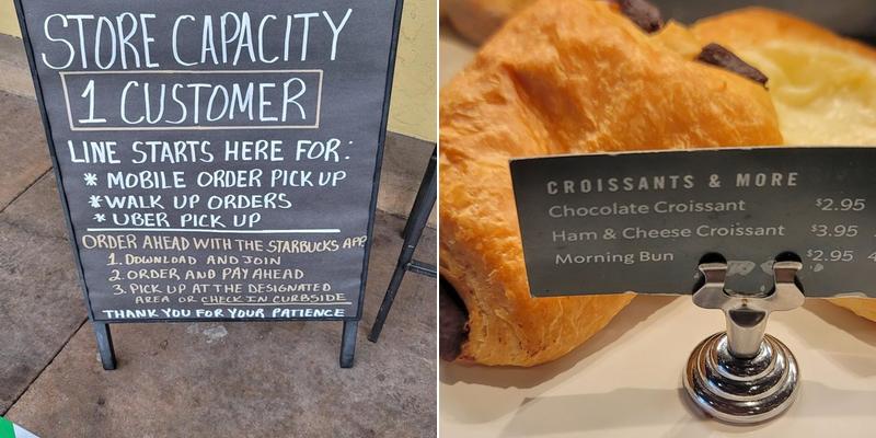 Starbucks Coffee Company Menu