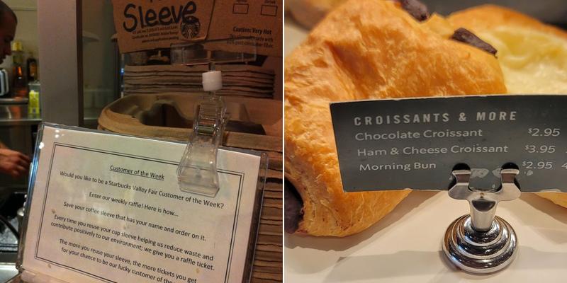 Starbucks Coffee Company Menu