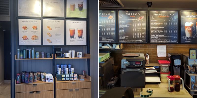 Starbucks Coffee Company Menu