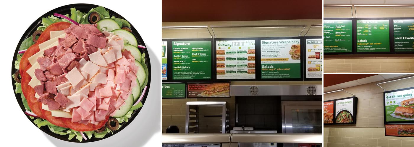 Subway Menu