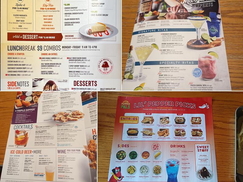Chili's Grill & Bar Menu