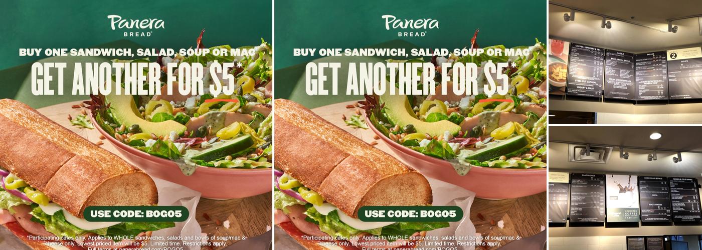 Panera Bread Menu