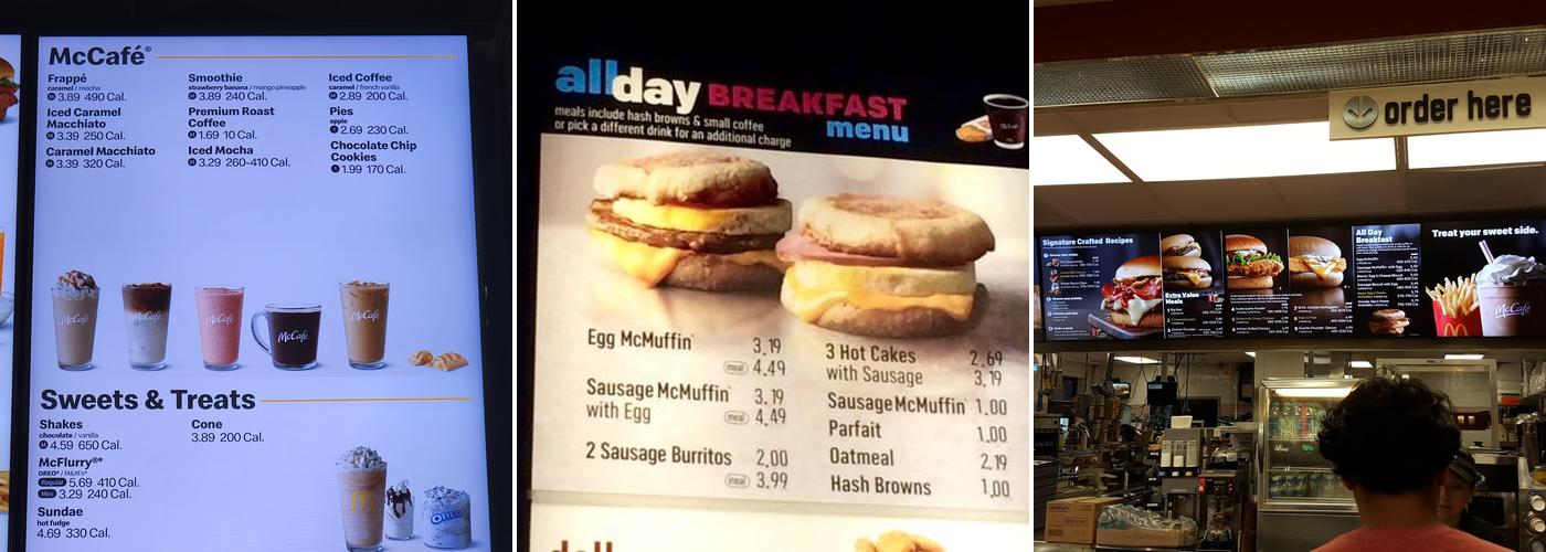 McDonald's Menu
