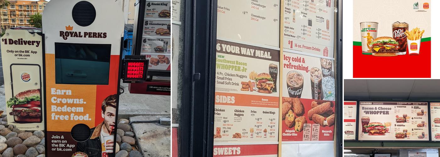 Burger King Menu