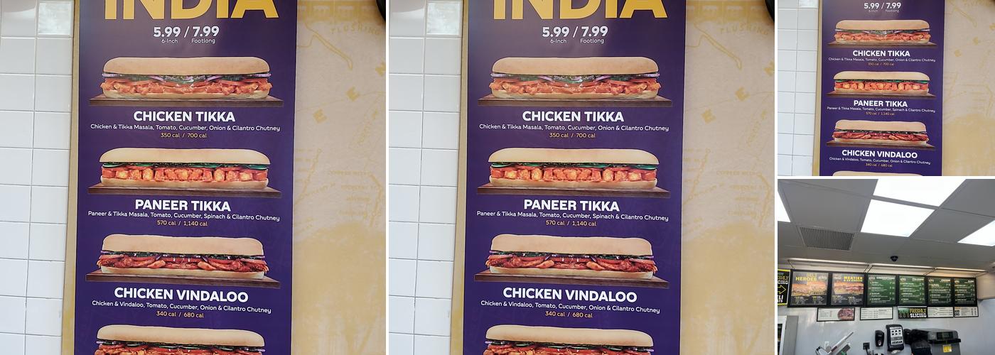 Subway Menu