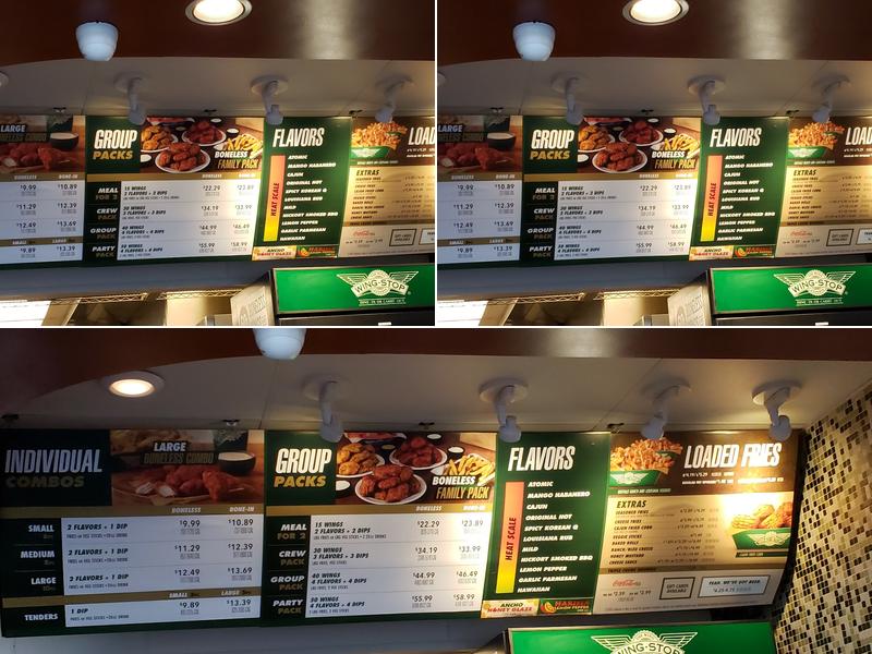 Wingstop Menu