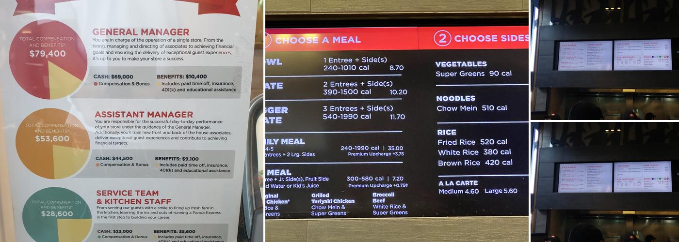 Panda Express Menu
