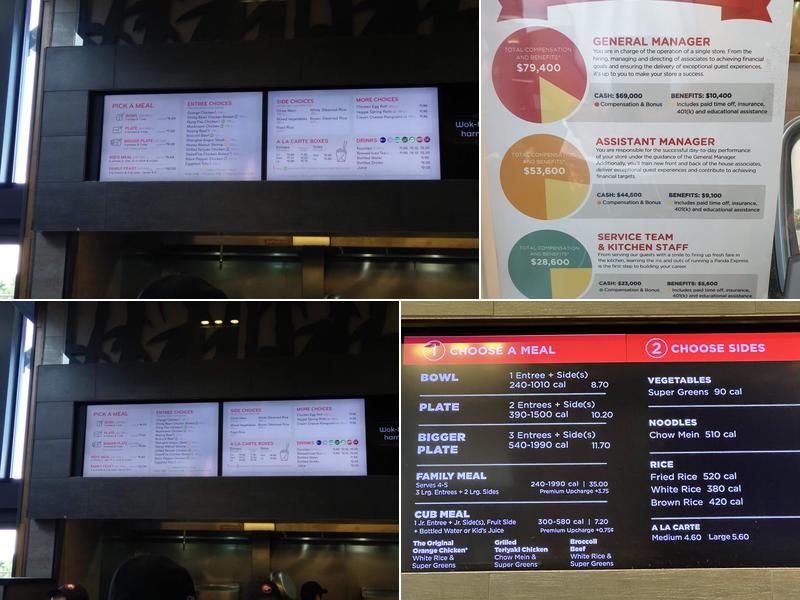 Panda Express Menu