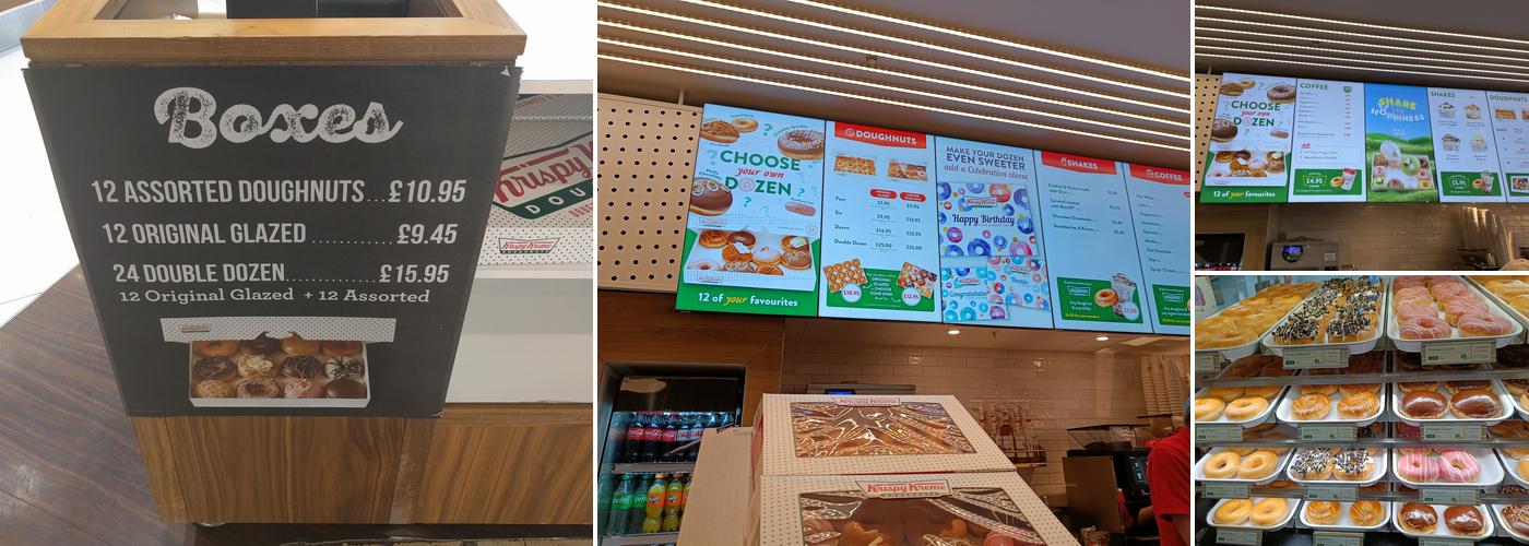 Krispy Kreme Bluewater Menu