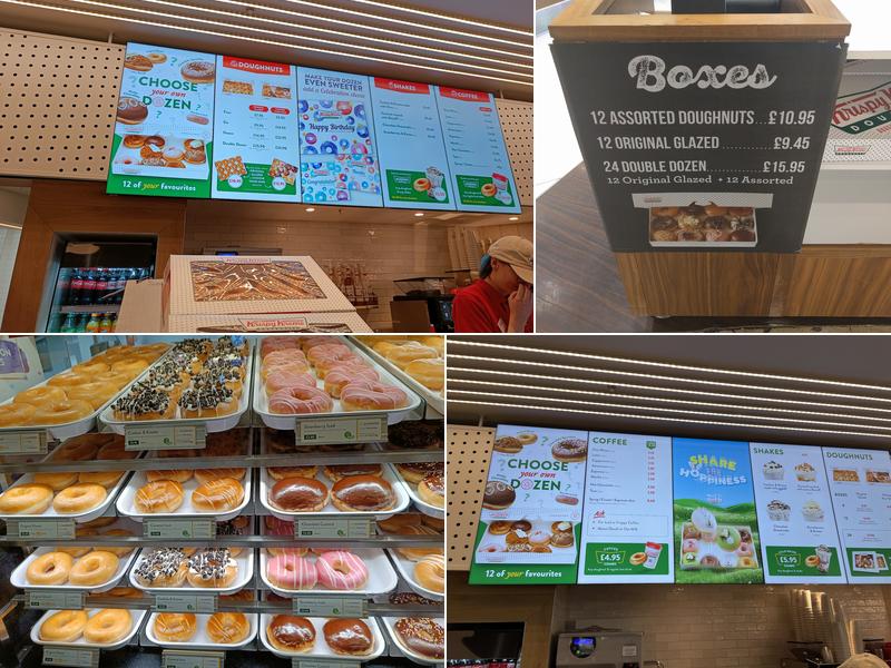 Krispy Kreme Bluewater Menu