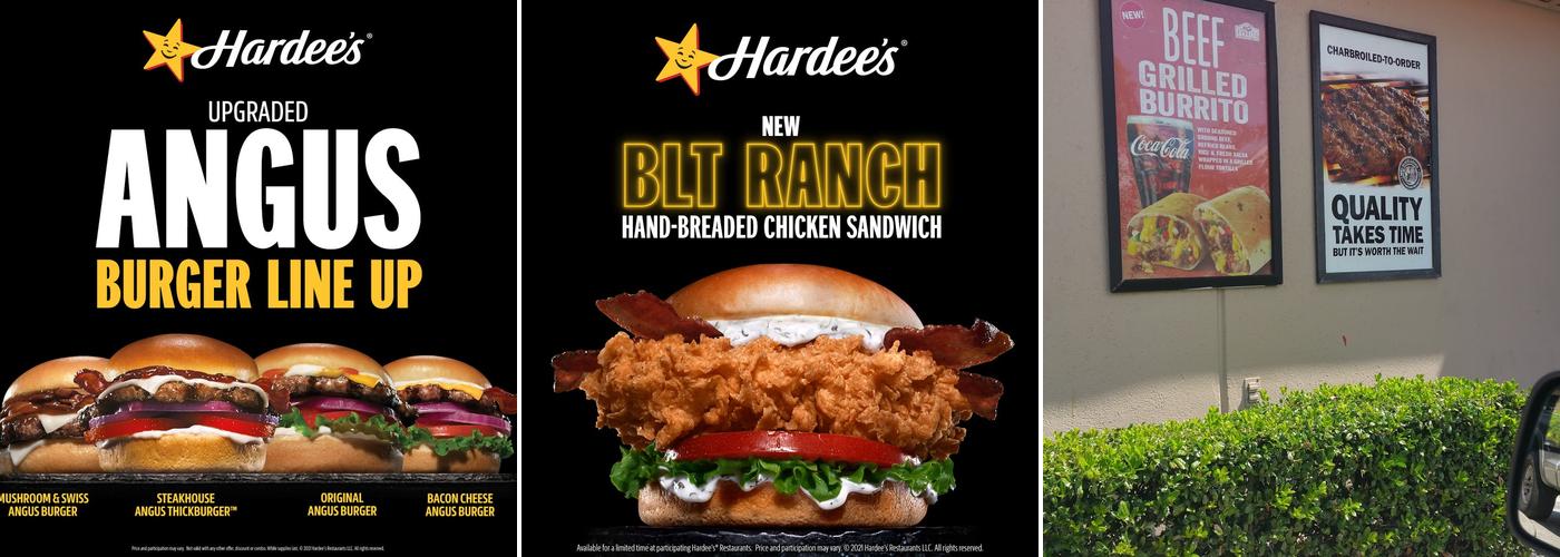 Hardee's Menu