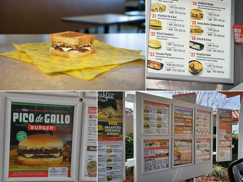 Whataburger Menu