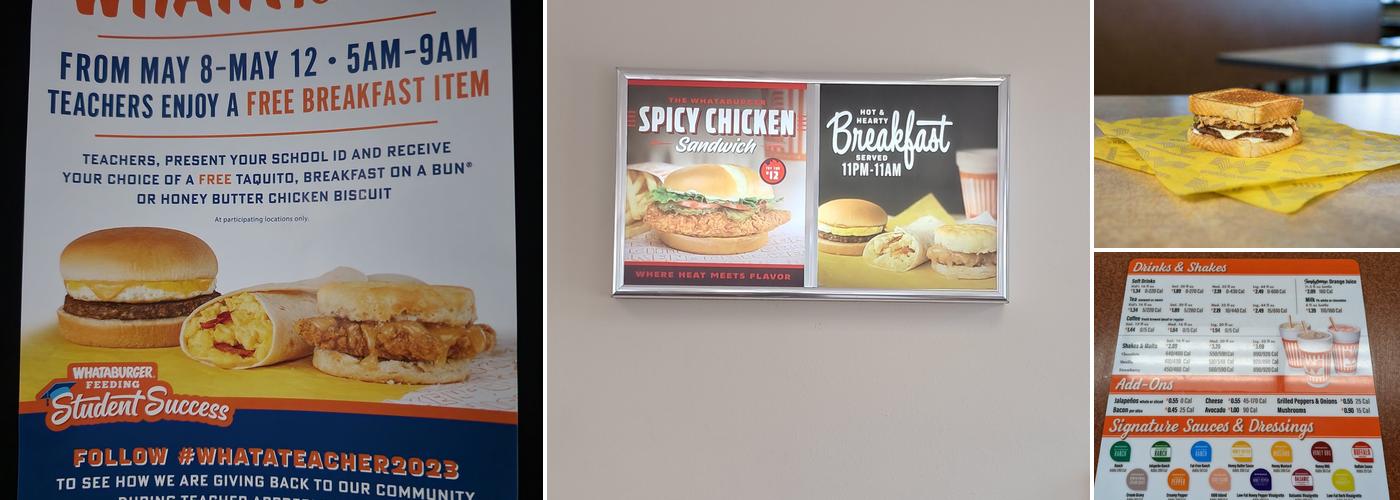 Whataburger Menu