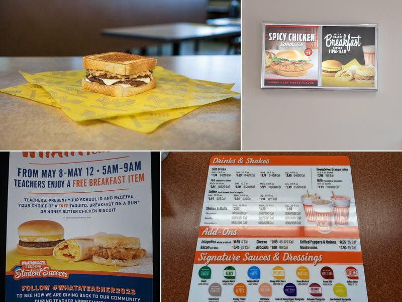 Whataburger Menu