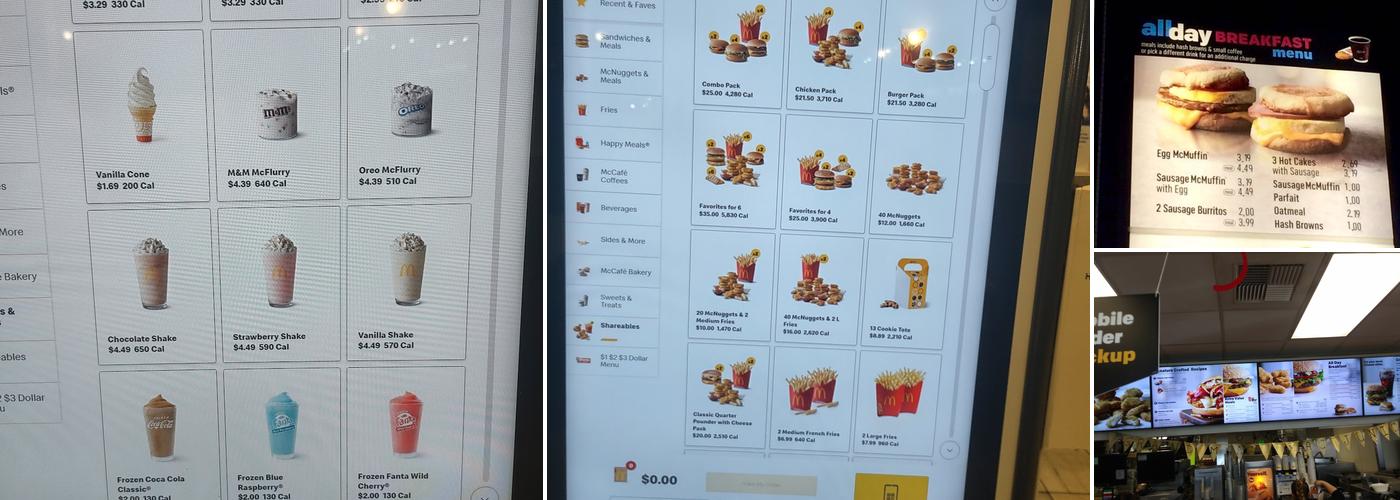 McDonald's Menu