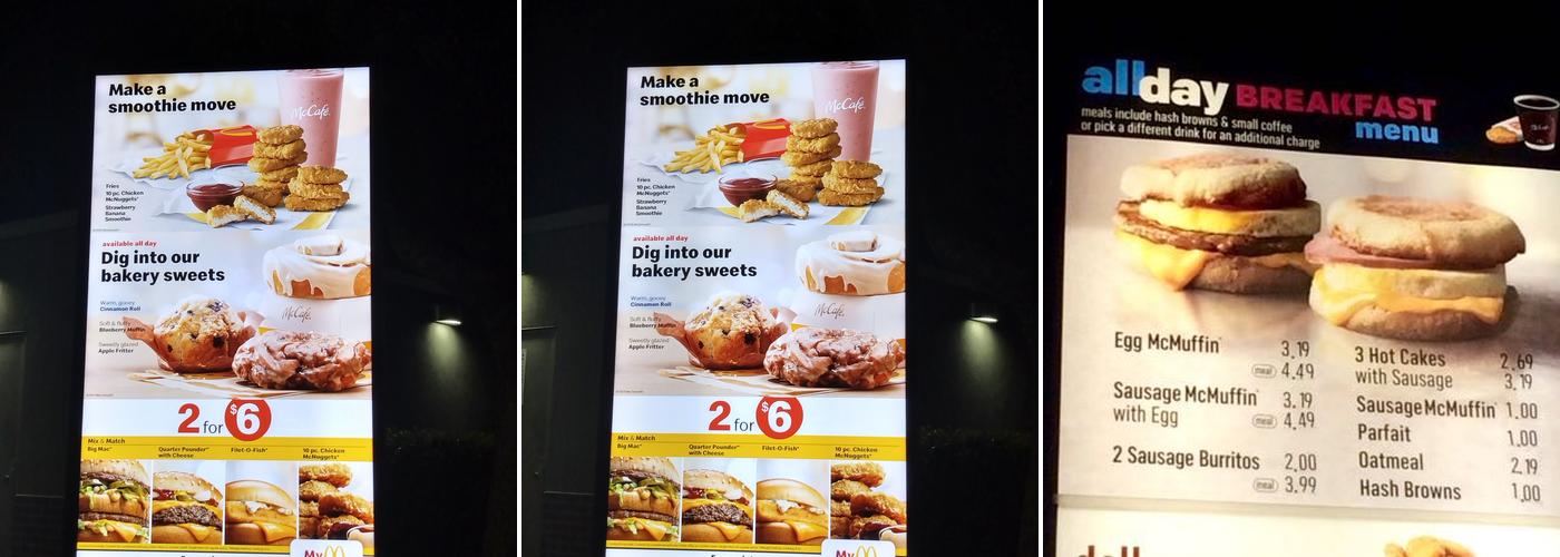 McDonald's Menu