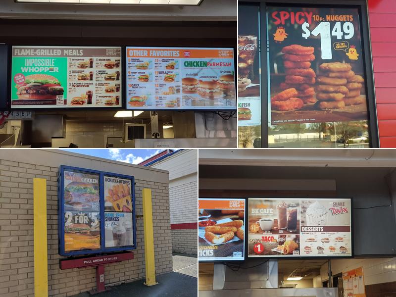 Burger King Menu